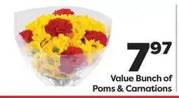Weis Markets Value Bunch of Poms & Carnations offer