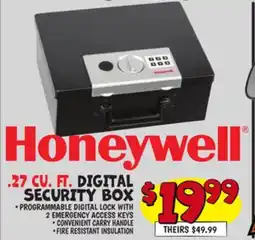 Ollie's 27 CU. FT. DIGITAL SECURITY BOX offer