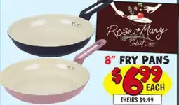 Ollie's 8 FRY PANS offer