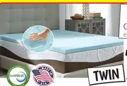 Ollie's COMFORT GEL MEMORY FOAM TOPPERS TWIN offer