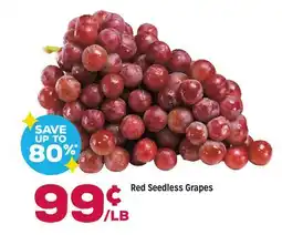 Grocery Outlet Red Seedless Grapes offer