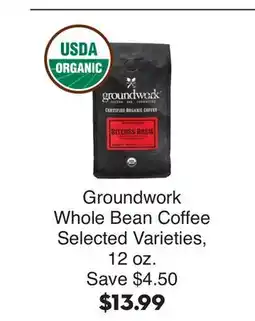 Bristol Farms Groundwork Whole Bean Coffee offer