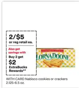 CVS Nabisco cookies or crackers offer