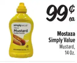 El Super Simply Value Mustard offer