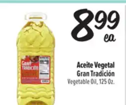 El Super Gran Tradición Vegetable Oil offer