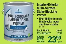 Menards Interior/Exterior Multi-Surface Stain-Blocking Primer offer