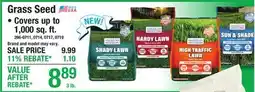 Menards Grass Seed • Covers up to 1,000 sq. ft offer
