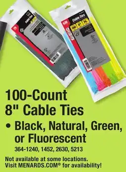 Menards 100-Count 8 Cable Ties offer