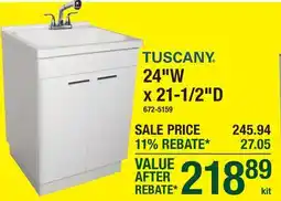 Menards Tuscany 24W x 21-1/2D offer