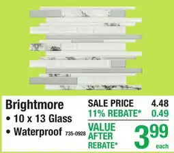 Menards Brightmore Mosaic Tile offer