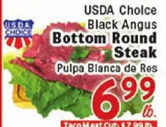 Rio Valley Market USDA Choice Black Angus Bottom Round Steak offer