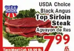 Rio Valley Market USDA Choice Black Angus Top Sirloin Steak offer