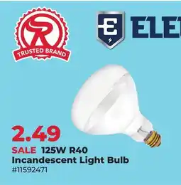 Runnings 125W R40 Incandescent Light Bulb offer