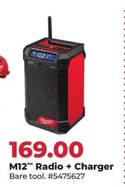 Runnings Milwaukee M12 Radio + Charger offer