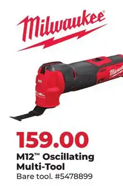 Runnings Milwaukee M12 Oscillating Multi-Tool offer
