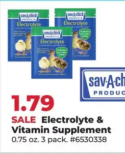 Runnings Sav-a-Chick Electrolyte & Vitamin Supplement offer