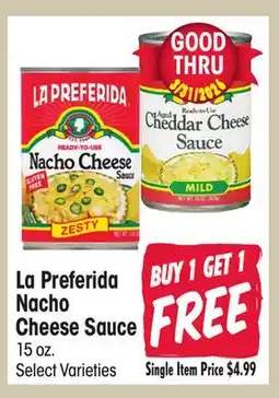 Jewel-Osco La Preferida Nacho Cheese Sauce offer