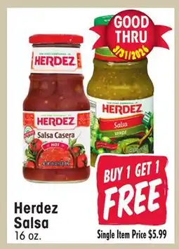 Jewel-Osco Herdez Salsa offer