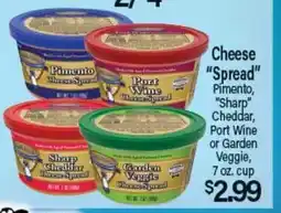 Angelo Caputo's Fresh Market Cheese Spread Pimento, Sharp Cheddar, Port Wine or Garden Veggie offer