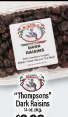 Angelo Caputo's Fresh Market Thompsons Dark Raisins offer