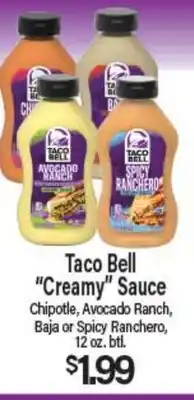 Angelo Caputo's Fresh Market Taco Bell Creamy Sauce offer