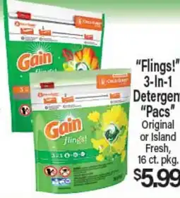 Angelo Caputo's Fresh Market Flings! 3-In-1 Detergent Pacs offer
