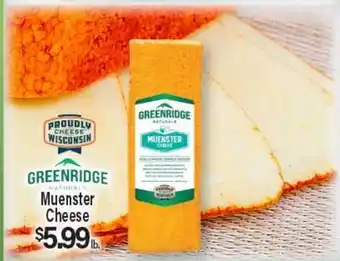 Angelo Caputo's Fresh Market GREENRIDGE Muenster Cheese offer