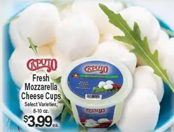 Angelo Caputo's Fresh Market Fresh Mozzarella Cheese Cups offer