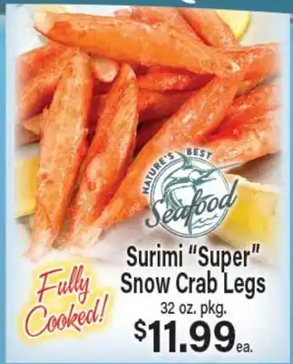 Angelo Caputo's Fresh Market Surimi Super Snow Crab Legs offer