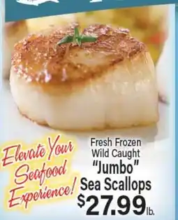 Angelo Caputo's Fresh Market Fresh Frozen Wild Caught Jumbo Sea Scallops offer