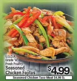 Angelo Caputo's Fresh Market Seasoned Chicken Fajitas offer