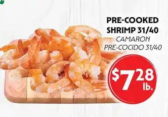 La Chiquita Food Market PRE-COOKED SHRIMP 31/40 offer
