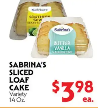 La Chiquita Food Market SABRINA'S SLICED LOAF CAKE offer
