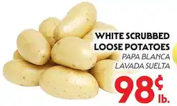 La Chiquita Food Market WHITE SCRUBBED LOOSE POTATOES offer