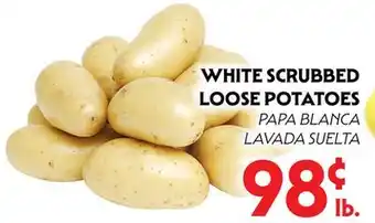 La Chiquita Food Market WHITE SCRUBBED LOOSE POTATOES offer
