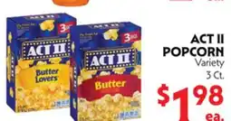 La Chiquita Food Market ACT II POPCORN offer