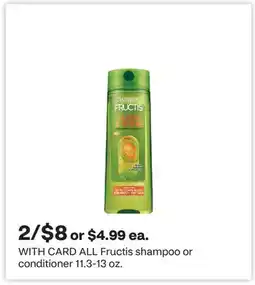 CVS ALL Fructis shampoo or conditioner offer