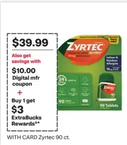 CVS Zyrtec 90 ct offer