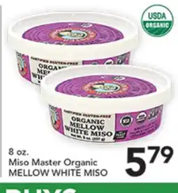 Pete's Fresh Market Miso Master Organic MELLOW WHITE MISO offer