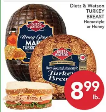 Pete's Fresh Market Dietz & Watson TURKEY BREAST offer