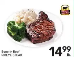 Pete's Fresh Market Bone-In Beef RIBEYE STEAK offer