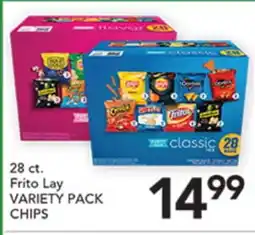 Pete's Fresh Market 28 ct. Frito Lay VARIETY PACK CHIPS offer