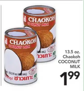 Pete's Fresh Market 13.5 oz. Chaokoh COCONUT MILK offer
