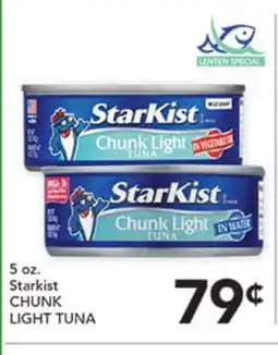 Pete's Fresh Market 5 oz. Starkist CHUNK LIGHT TUNA offer
