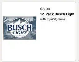 Walgreens 12-Pack Busch Light offer