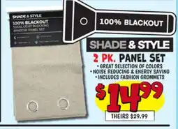 Ollie's 2 PK. PANEL SET offer