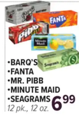 Cermak Fresh Market •BARQ'S •FANTA •MR. PIBB •MINUTE MAID •SEAGRAMS offer