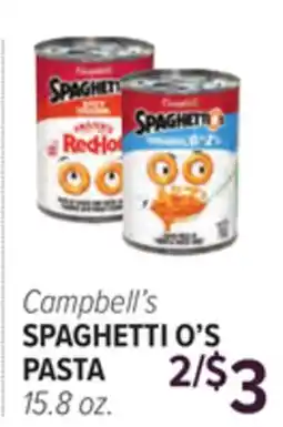 Cermak Fresh Market Campbell's SPAGHETTI O'S PASTA offer