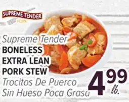Cermak Fresh Market Supreme Tender BONELESS EXTRA LEAN PORK STEW offer