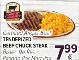 Cermak Fresh Market Certified Angus Beef TENDERIZED BEEF CHUCK STEAK offer